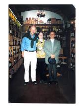Fronte - In fiaschetteria con ex governatore canadese 2004